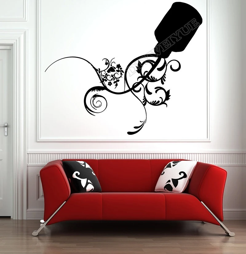 Наклейки на стену для маникюрного салона виниловые наклейки дизайна ногтей и