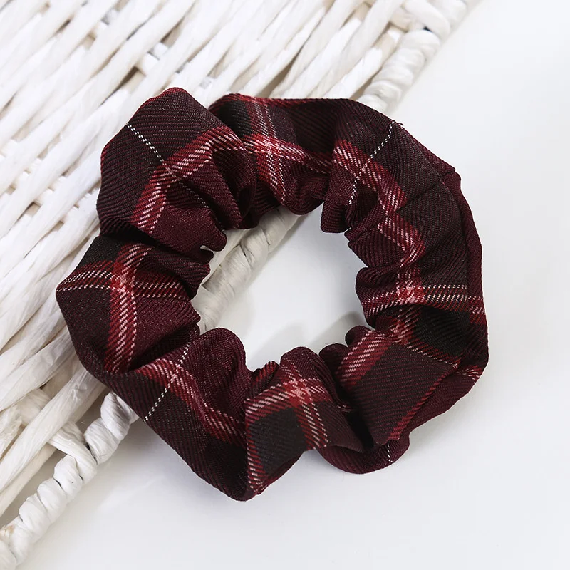 

1Pc Women Hair Bands Hair Accessories Chiffon Scrunchies for Girls Lace Dot Hair Tie Elastics Bezel Women Ponytail Headbands
