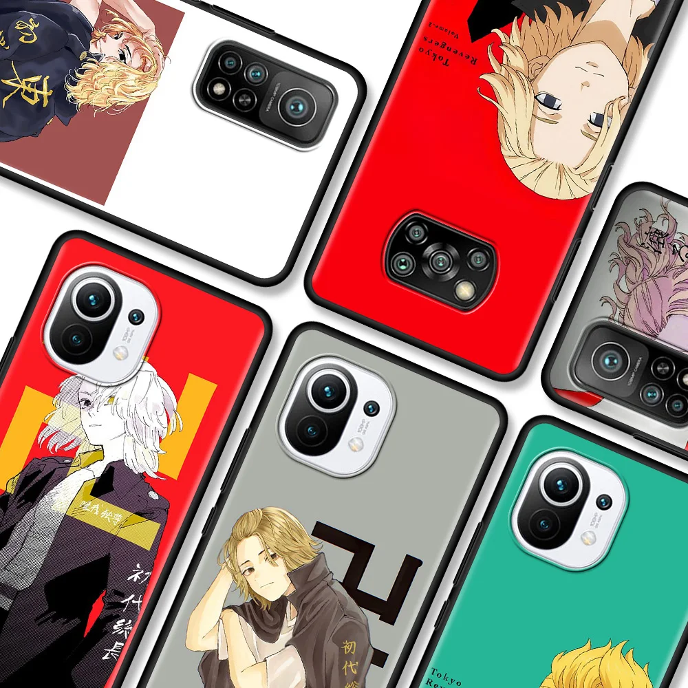 

Japan Anime Tokyo Revengers Case for Xiaomi Mi 10T Pro 11 Lite 5G Note 10 9T CC9 CC9E 8 9 11UItra 11X 9 SE Back Phone Cover Bag