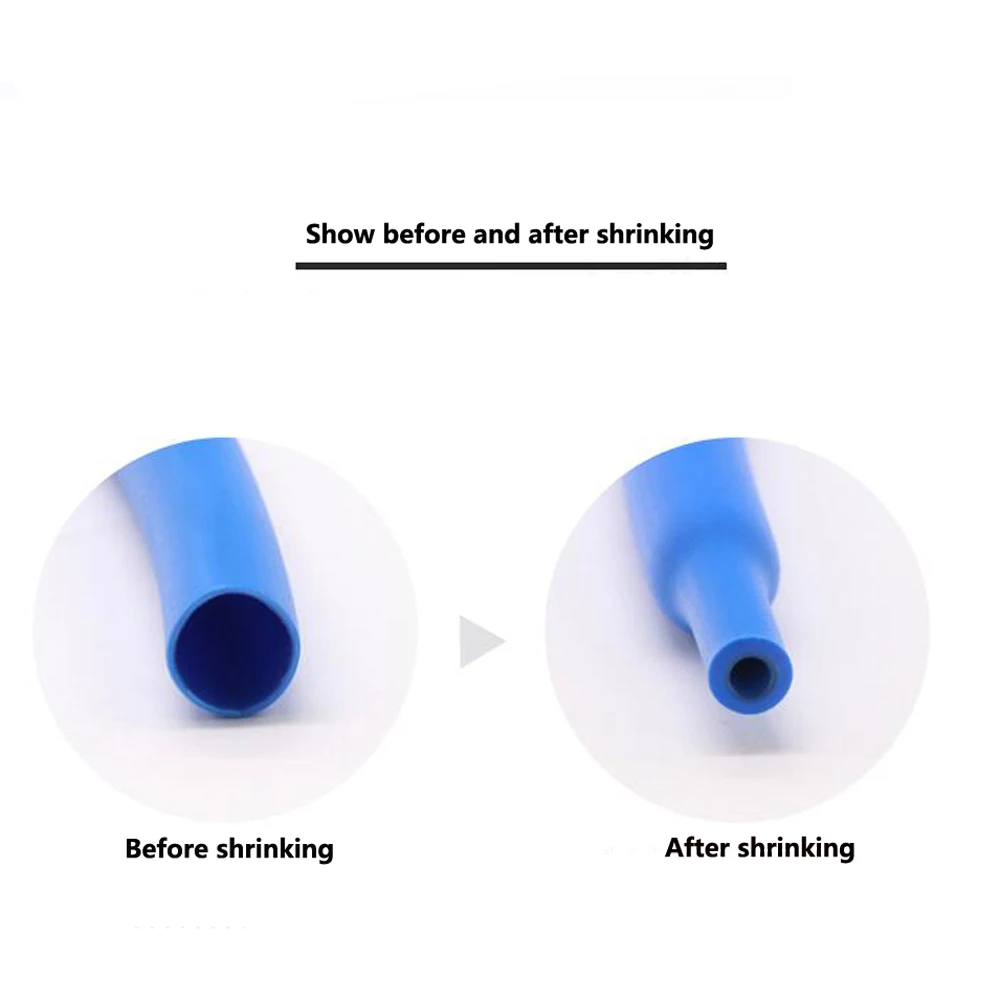 Ф8 мм 4:1 термоусадочная трубка с клеевым покрытием водонепроницаемые