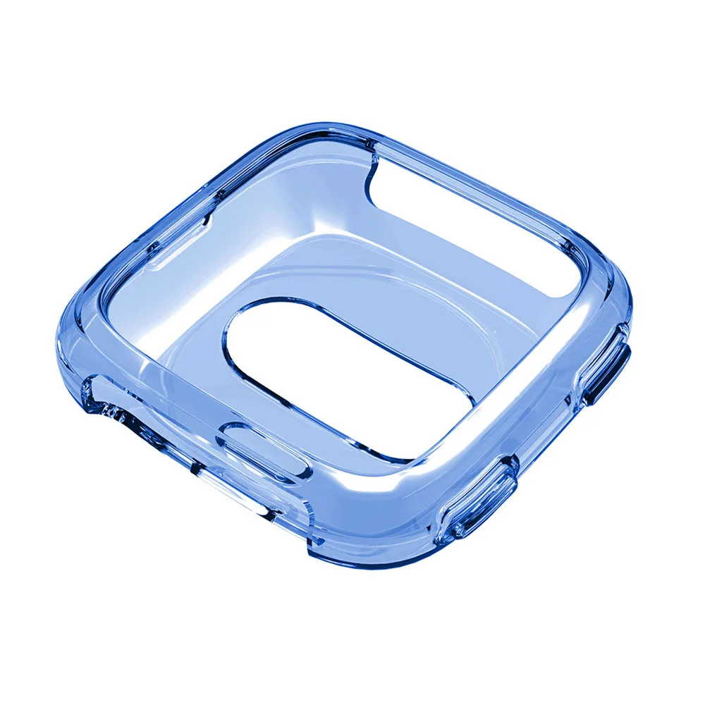 

Ultra-thin Soft TPU Protector Case Cover For Fitbit Versa Smart Watch Full Coverage Protective Shell Protector Silicone Cases