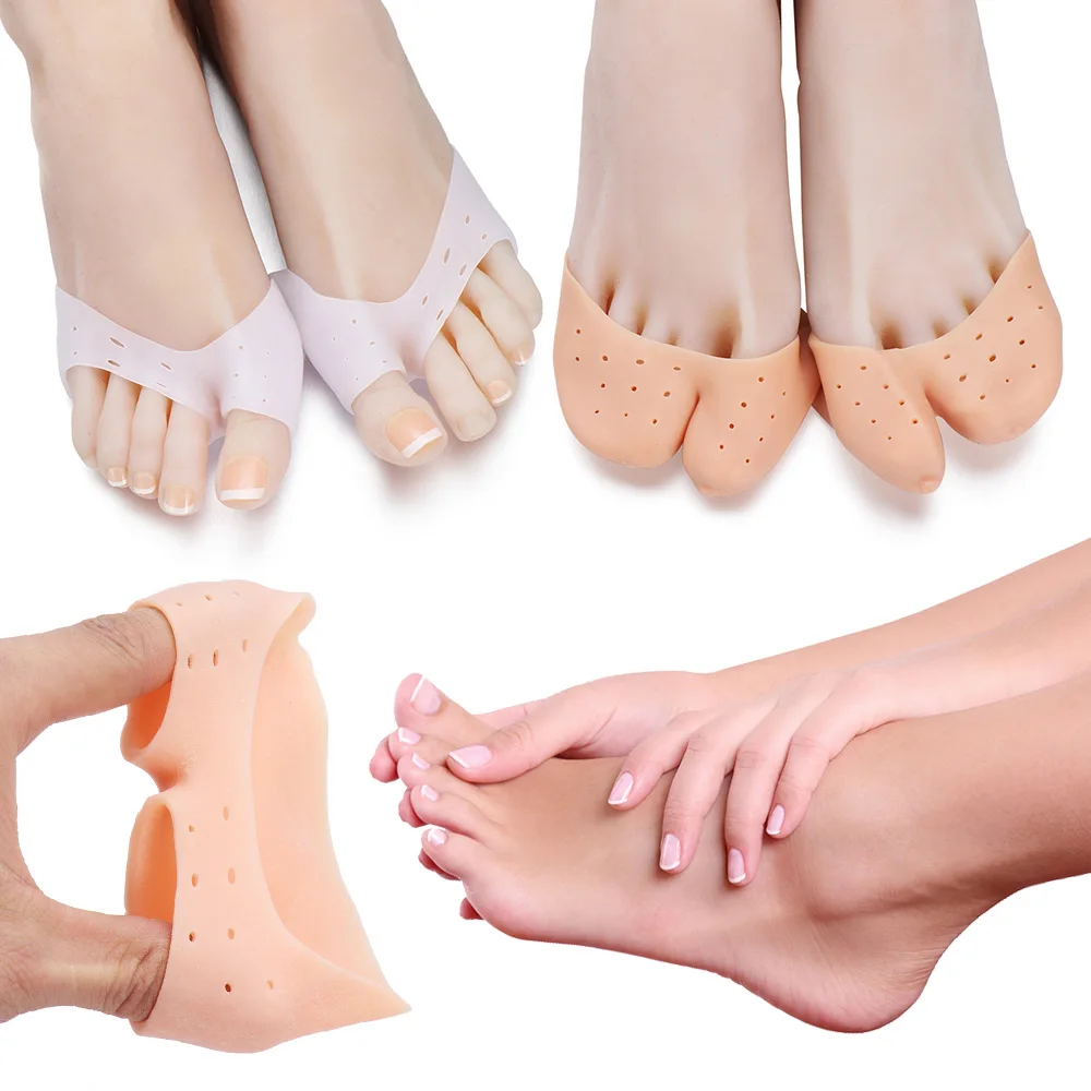 2 шт. силиконовый гель для пальцев ног разделитель защита от сращивания
