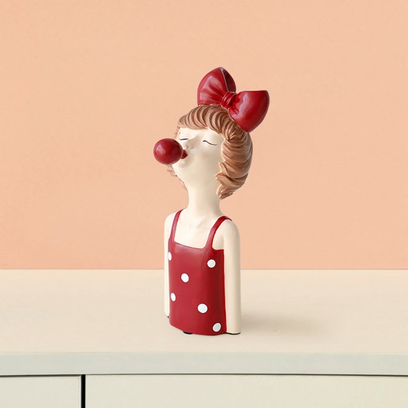 

Resin Girl Creative Bubble Girl Decorate Living Room Bedroom Desk Decorate Housewarming Birthday Present