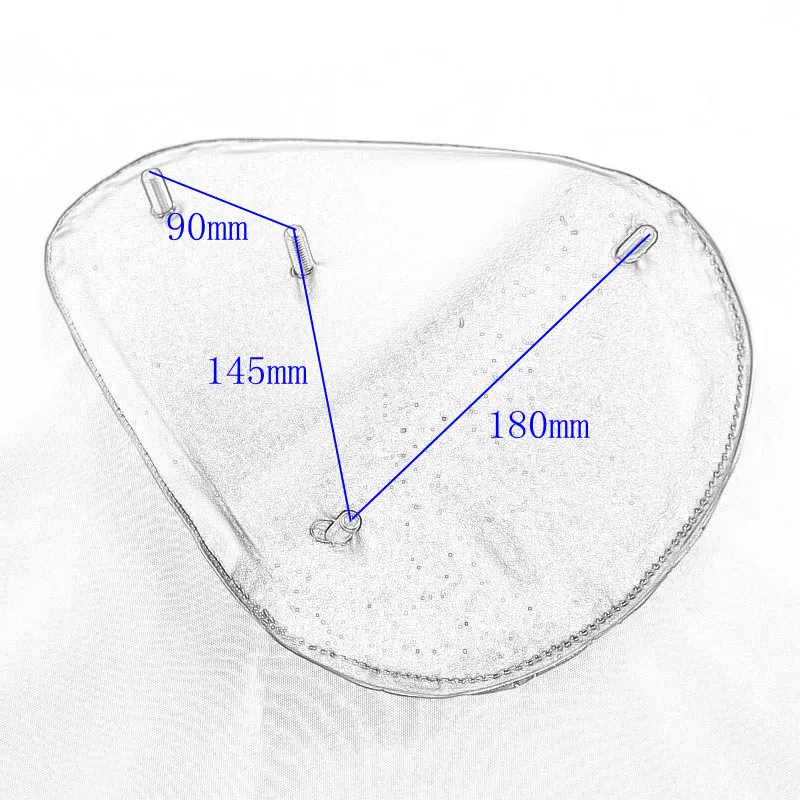 Мотоциклетное сиденье с алмазным покрытием из синтетической кожи для Соло Harley