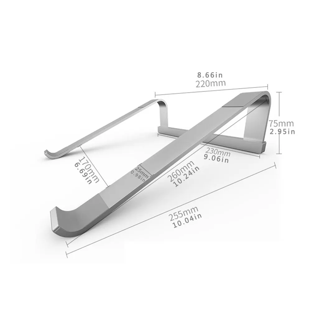 

11-17 inch Laptop Stand Holder Aluminum Stand For MacBook Portable Laptop Stand Holder Desktop Holder Notebook PC Computer Stand
