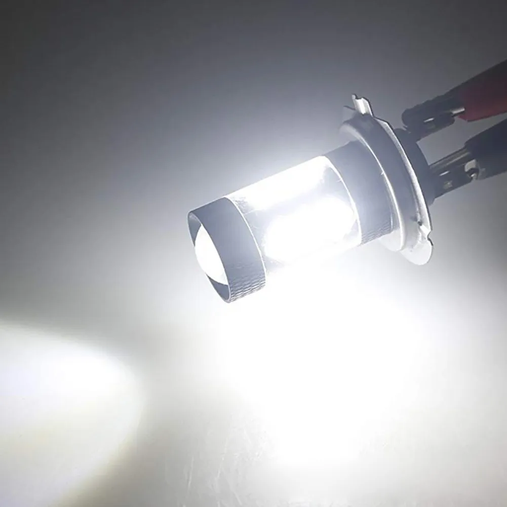 

6000K H7 светодиодные лампы 80 Вт Антикоррозийная для Kawasaki 250 300 650 ZX6R ZX10R передняя фара высокой мощности Противоударная белая