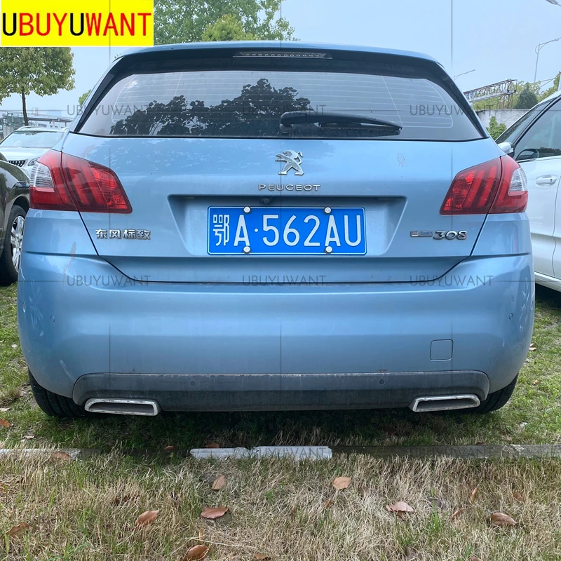 Диффузор для заднего бампера Peugeot 308 2014 2015|Амортизаторы| |