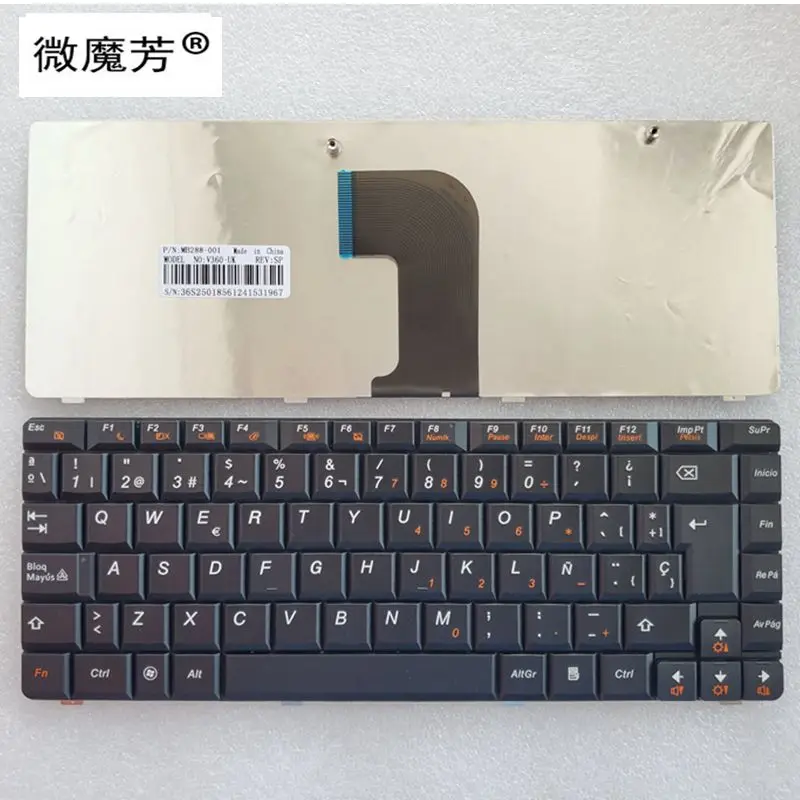 SP испанская клавиатура для ноутбука LENOVO V360 V360A V360G U450 20058 U450A U450 U450 U450A U450P U450g