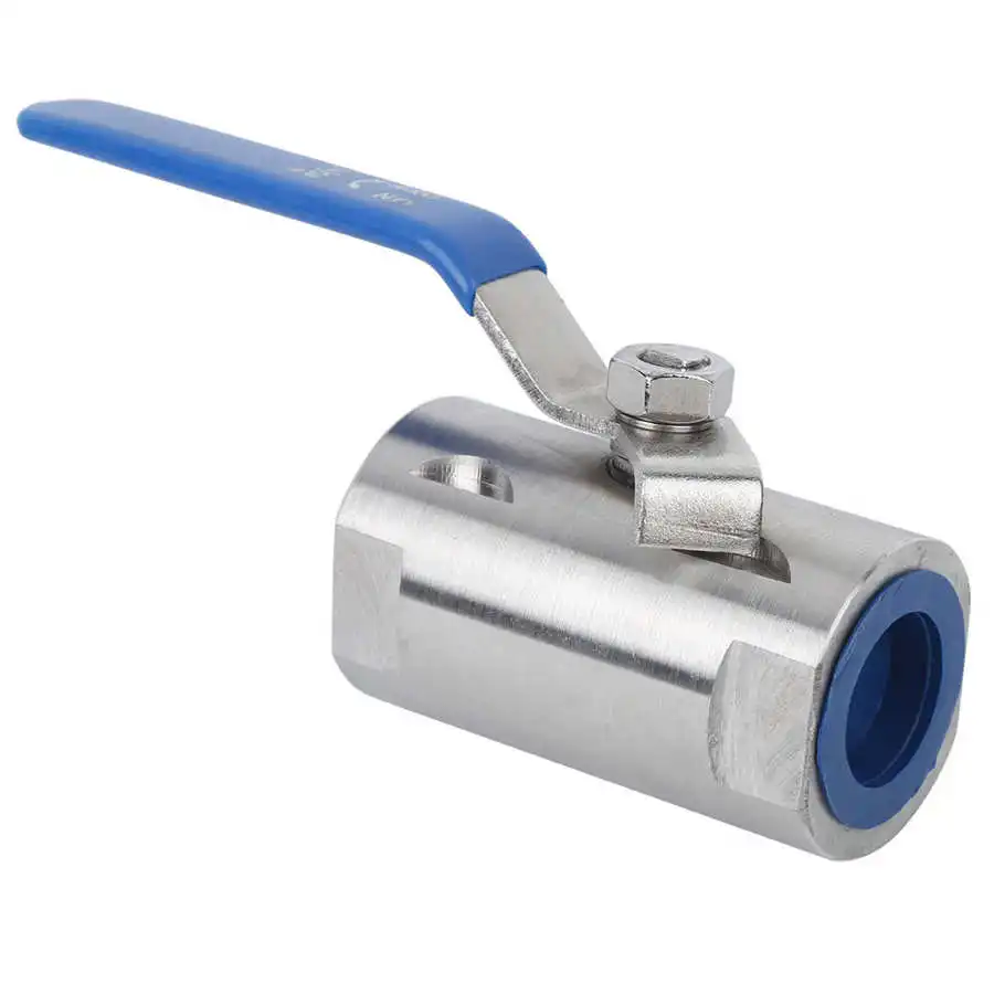 Шаровой кран из нержавеющей стали 304 промышленный ручной G3/4in резьбовой 2-ходовой