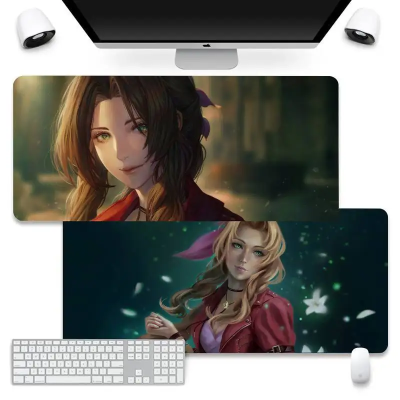 

Final Fantasy VII Keyboards Rubber Gaming mousepad Mouse Pad Company XL Large Keyboard PC Desk Mat Takuo Anti-Slip Comfort Pad