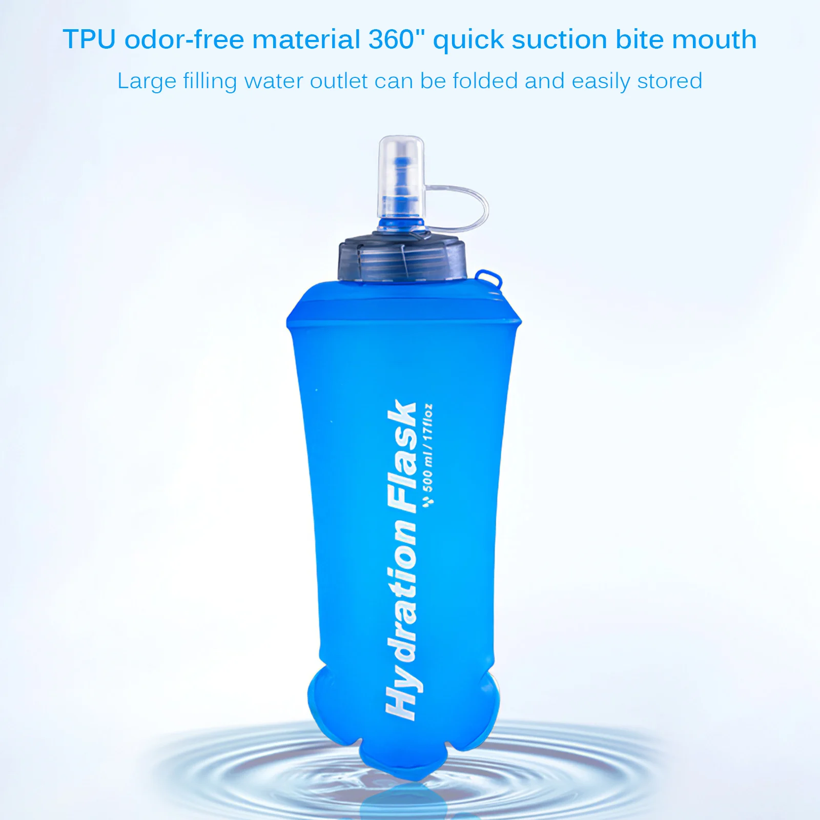 

Hot Outdoor Fitness Sports Bottle Kettle Large Capacity Portable Climbing Bicycle Water Bottles With Double Cover Leak-Proof