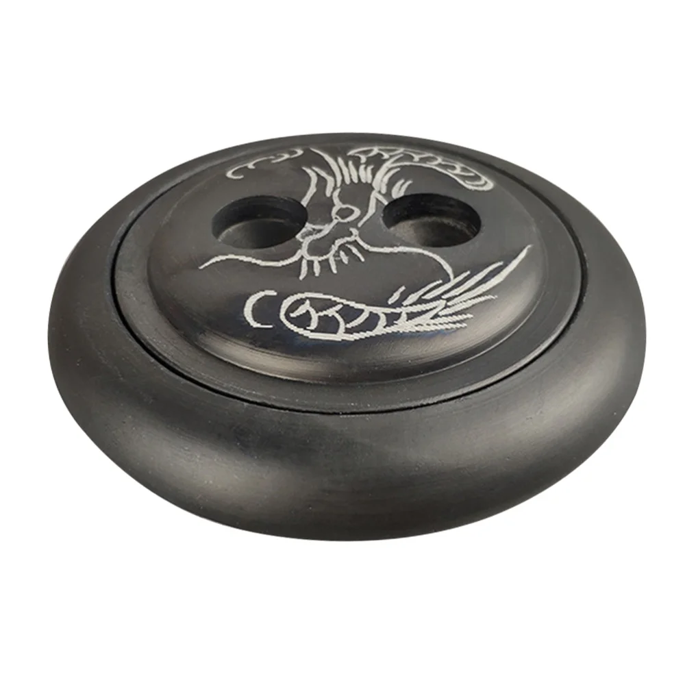 1 шт. студенческого чернила шлифовальный камень 4 дюйма Дракон шаблон дизайна