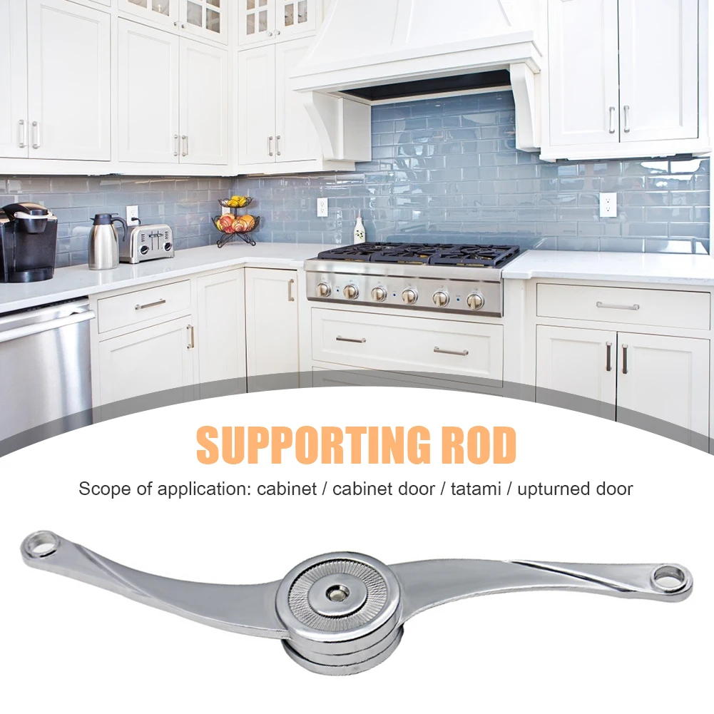 

Adjustable Cabinet Door Lift Up Stop Stays Hinge Zinc Alloy Furniture Cupboard Support Rod for Tatami Furniture Hardware