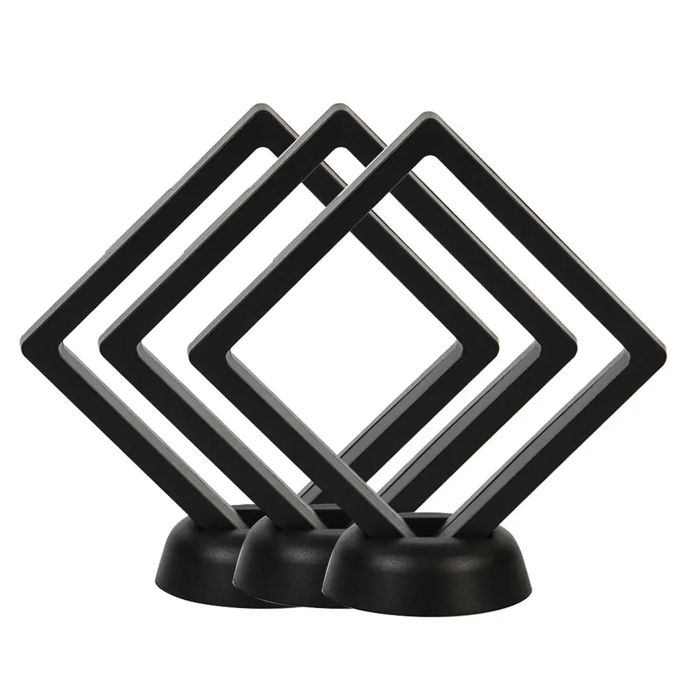 3 шт. шкатулка для хранения ювелирных изделий витрина чехол подставка 3D плавающий