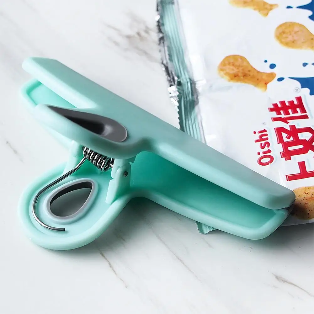 Запайки для хранения еды зажимы упаковки зажим пищевых продуктов канцелярских