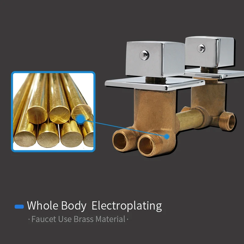 Смеситель для душа с винтовой резьбой и интубацией 2/3/4/5 вариантов | Обустройство