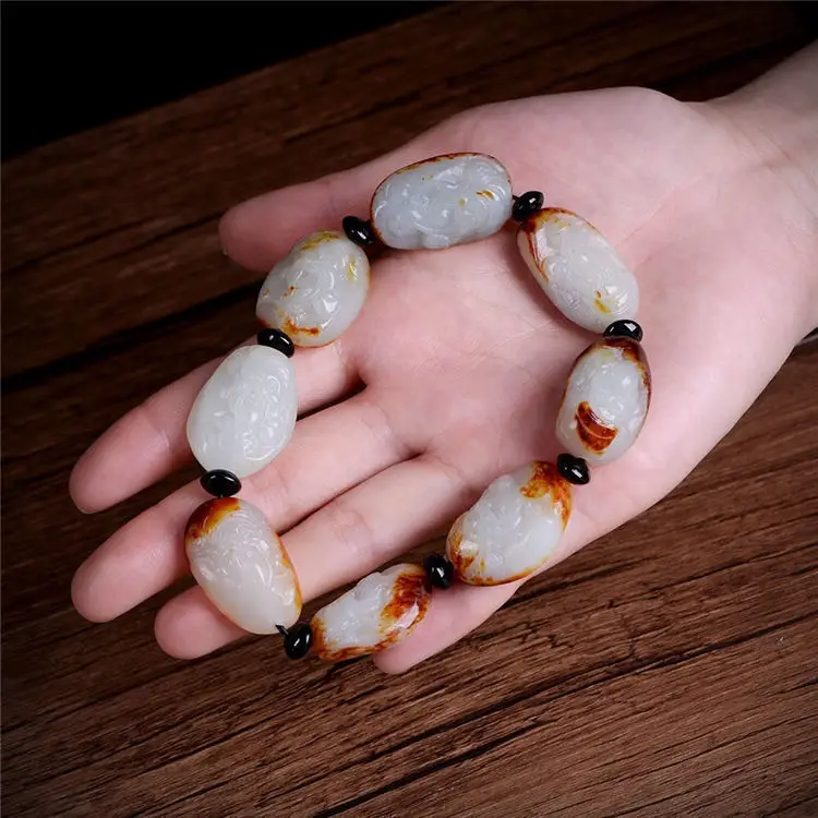 

Jade Bracelet Fine Jewelry Jadite Bracelet Round Bangle Bracelets for Women Charm Bracelets Fashion Accessories