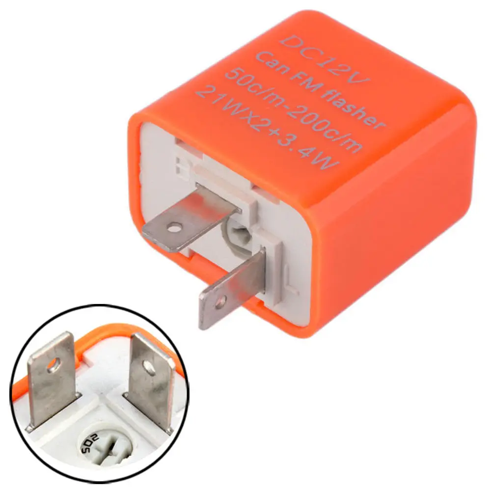 12 В 2-контактный светодиодный поворотник частное отное реле указатель поворота