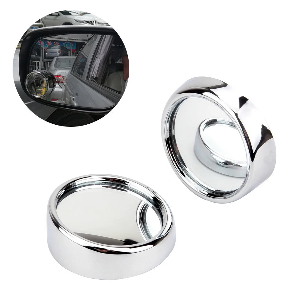 

SENZEAL Universal Car Spot Mirror 360 Degree Rotation Adjustable Blind Spot Mirror Auto Wide Angle Round Convex Rear View Mirror