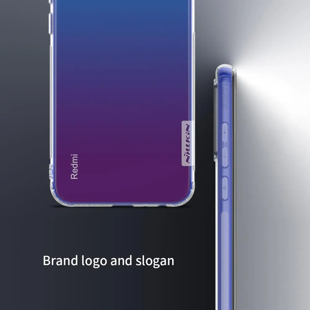 Чехол Nillkin для Xiaomi Redmi Note 8T Ультратонкий Мягкий Прозрачный чехол из ТПУ телефона