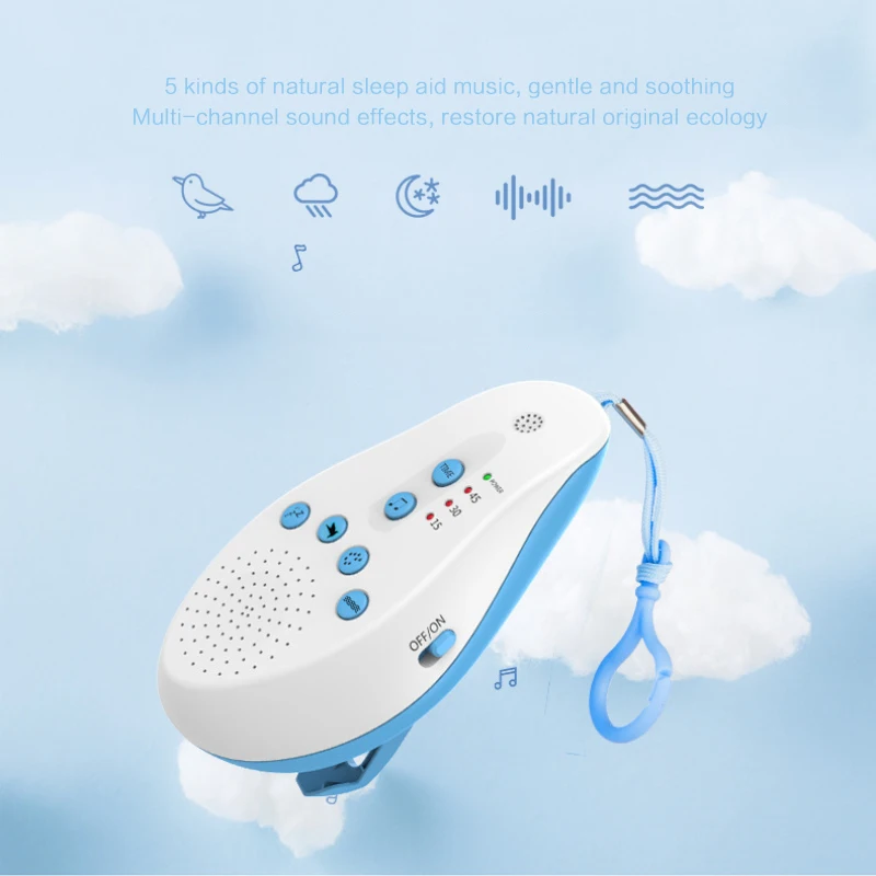 

Infant Sleep Instrument New Style Smart White Noise Machine Sleep Pacify Music Sleep Aids Instrument Baby Sleeping Monitors