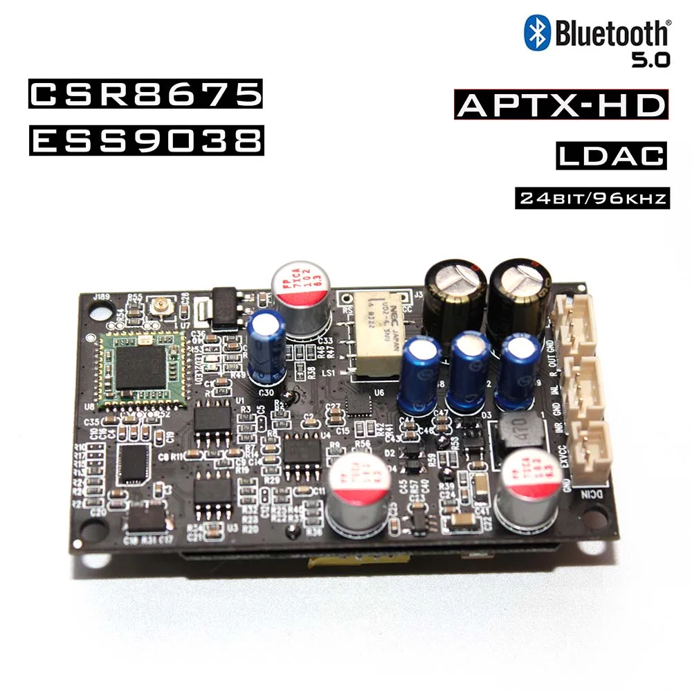 Декодирование Csr 8675 Lusya ES9038 Bluetooth 5 0 поддержка LDAC/APTX 24 бит/96 кГц с изолированным