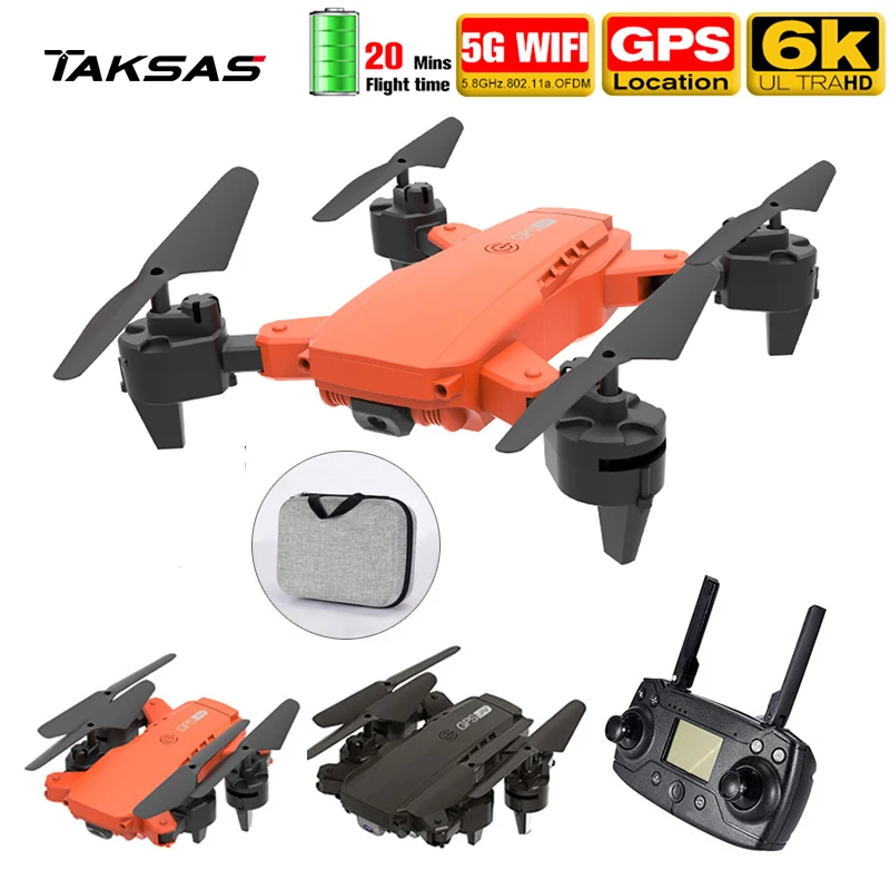 

5G K68 GPS Дрон 6K HD двойной Камера Wi-Fi FPV Широкий формат Профессиональный складной Квадрокоптер полет 15 минут RC вертолет игрушка
