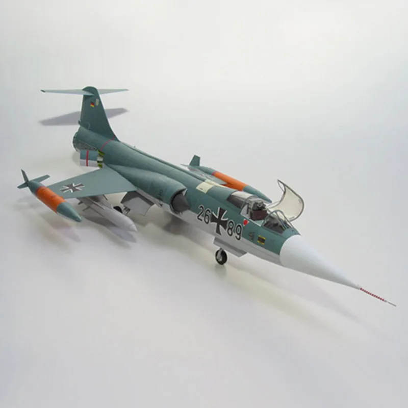 1:33 F-10 истребитель скайнайт Вилли КИТ сделай сам 3D бумажная карта модель