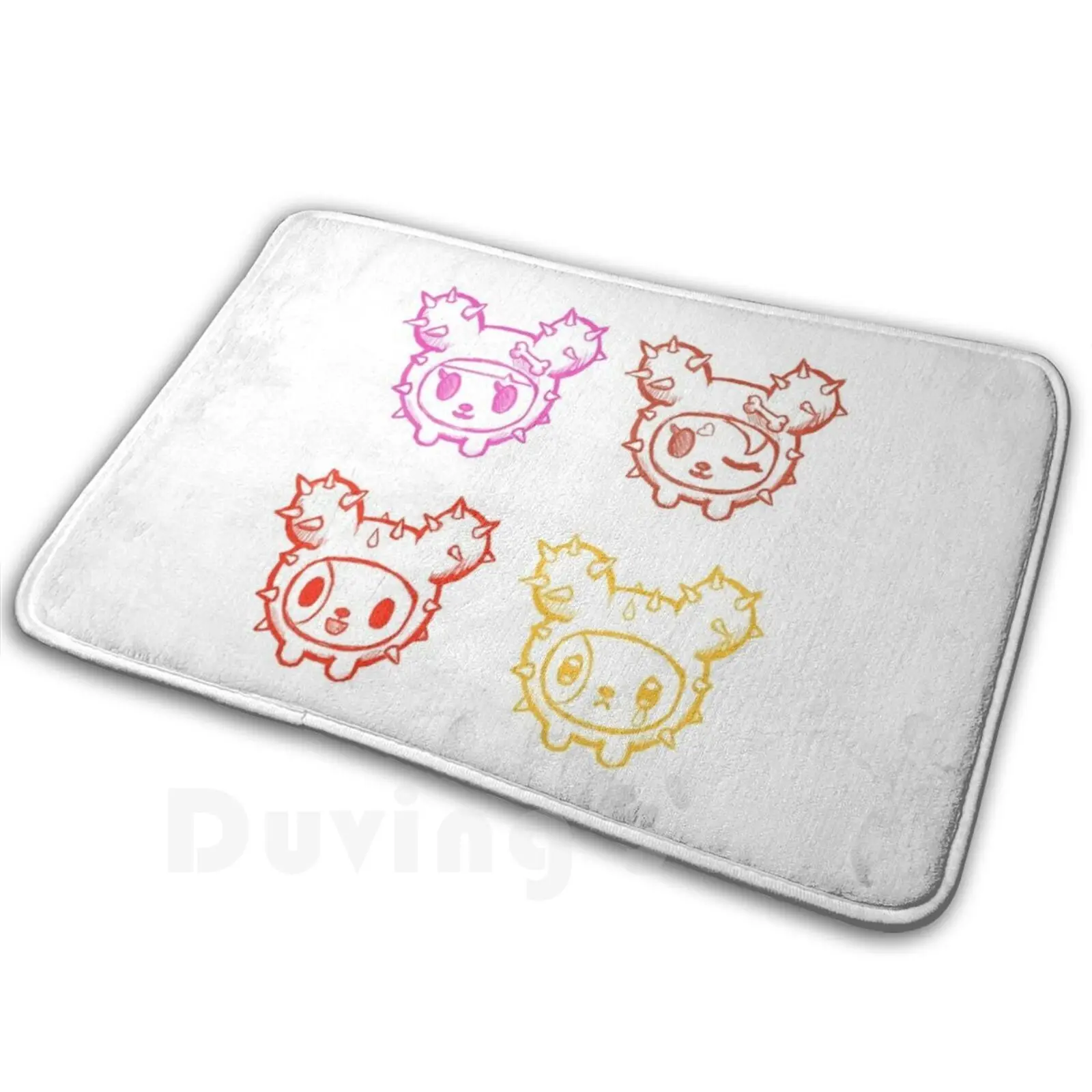 

Милый ковер для скетчей, коврик, подушка, мягкий милый ковер для девочек, собак, кактусов, кактусов, Мопсов, щенков-талисманов, скетчей, Детский ковер