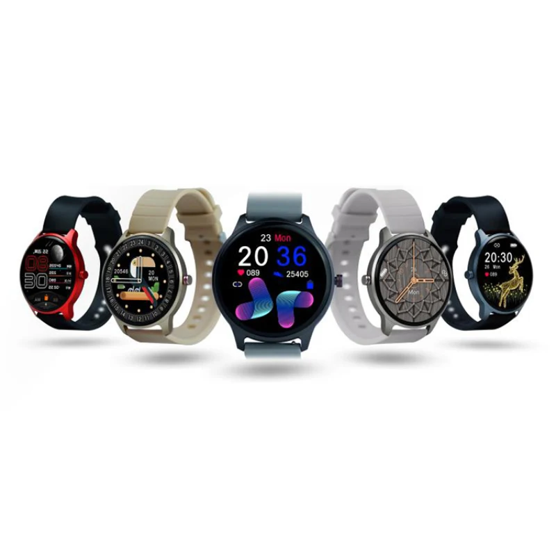 

Reloj inteligente deportivo para hombre y mujer, pulsera con Monitor de ritmo cardiaco y prediccion del tiempo en tiempo Real pa