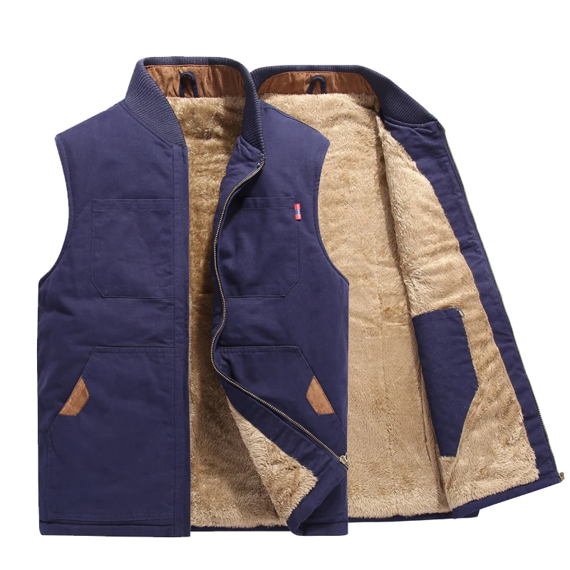 Новинка 2020 осенне зимнее Мужское пальто теплая куртка без рукавов повседневный