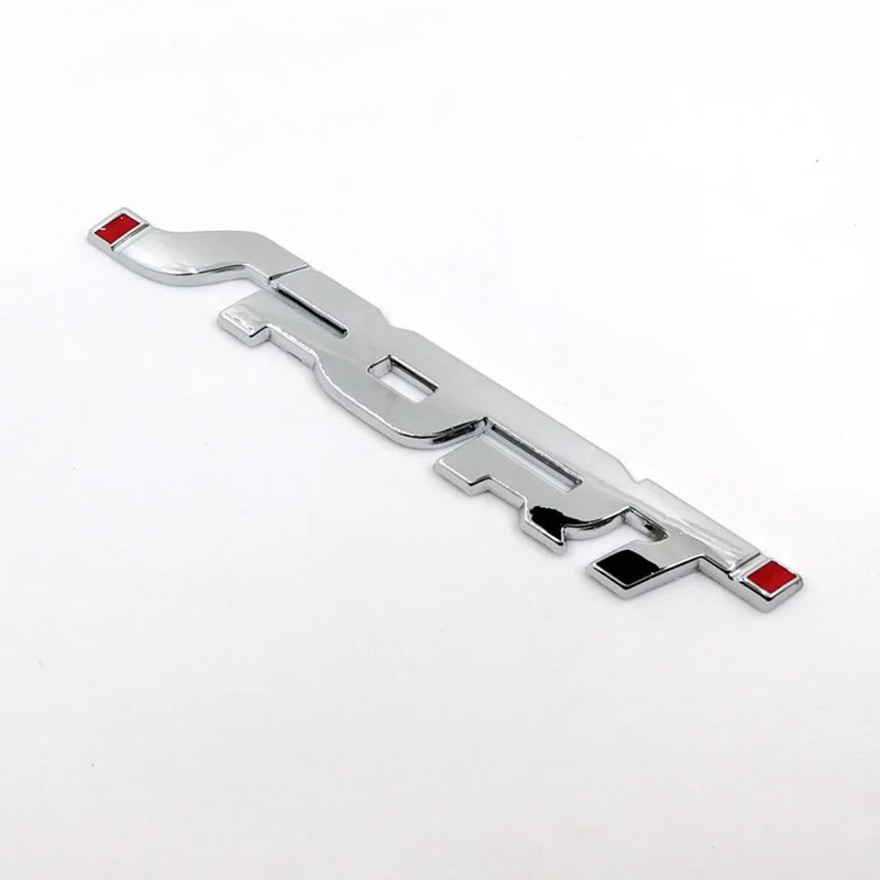 Металлический 3D хромированный черный/Серебряный Автомобильный багажник гонки