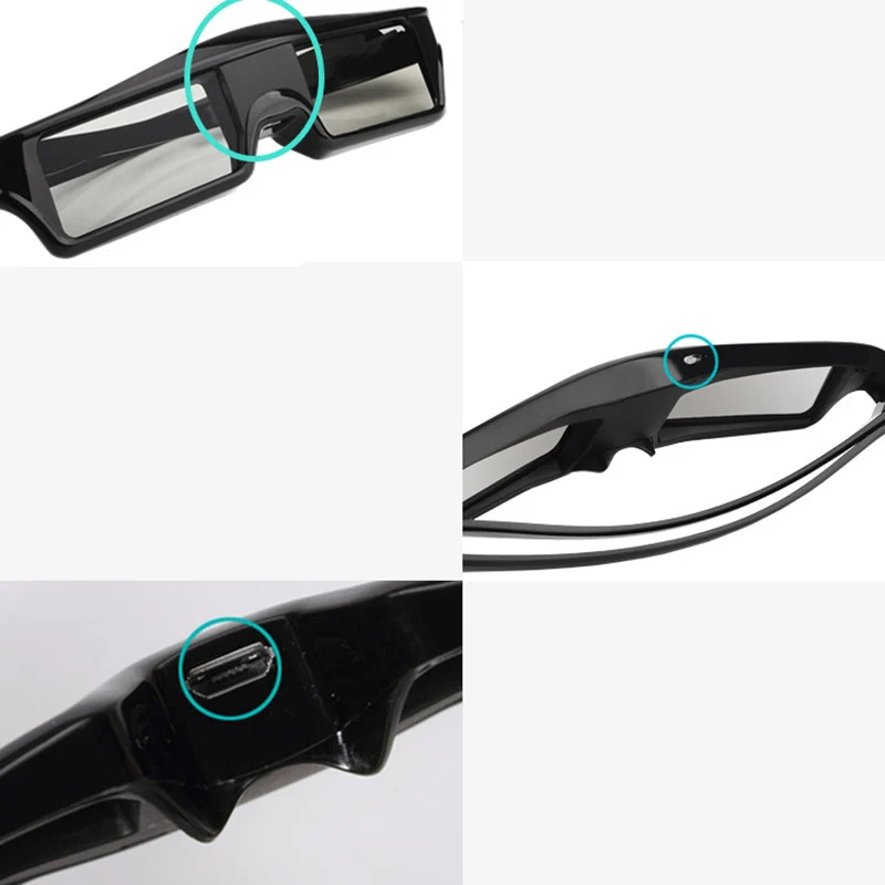 1 шт./лот 3D RF Bluetooth активные очки для Epson ELPGS03 проектор домашнего кинотеатра|3D