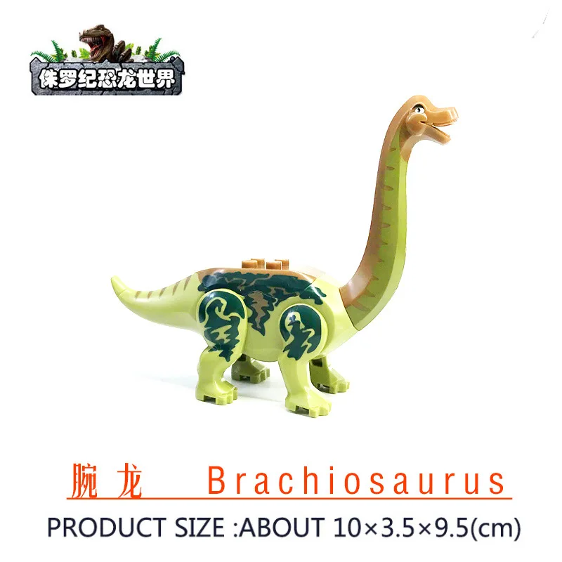 Конструктор мир Юрского Периода Динозавров Серия Блоков Velociraptor T Rex Triceratops