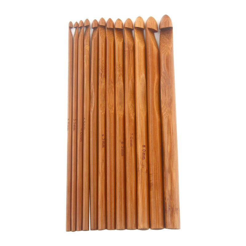 3 мм-10 мм 12 шт./лот карбонизированные Круглые вязальные спицы сделай сам швейные