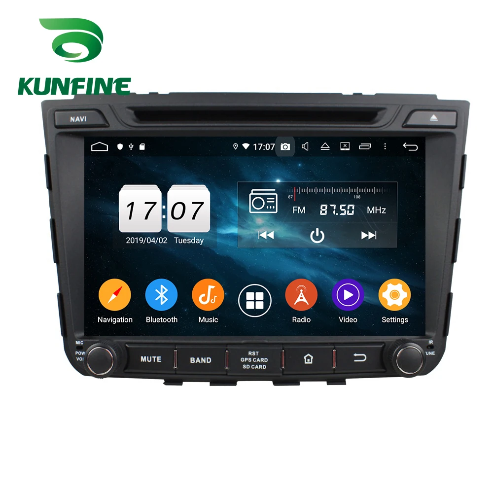 Android 9 0 Восьмиядерный 4 Гб ОЗУ 64 ПЗУ автомобильный DVD GPS мультимедийный плеер
