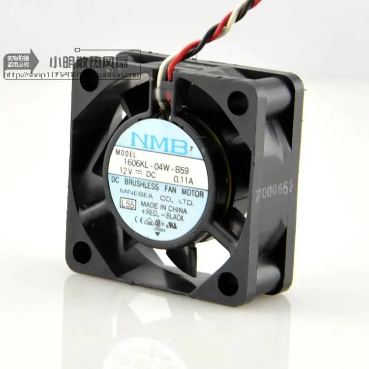 

NEW 4015 12V 0.11A 1606KL-04W-B59 3 wires Motor protection cooling
