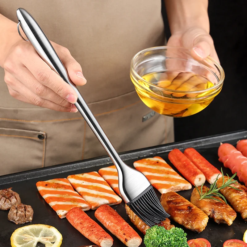 2 шт. силиконовые щётки для гриля и барбекю|Кисточки смазывания| |