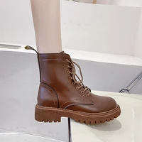 2021 womens shoes luxury chelsea boot women leather boot chunky winter shoe platform ankle boots thick heel brand designer