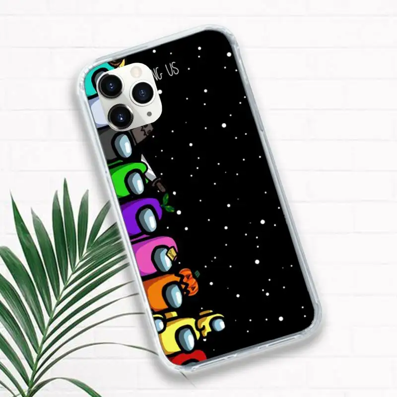 

Among Us Game Phone Case Transparent for iPhone 11 12 mini pro XS MAX 8 7 6 6S Plus X 5S SE 2020 XR