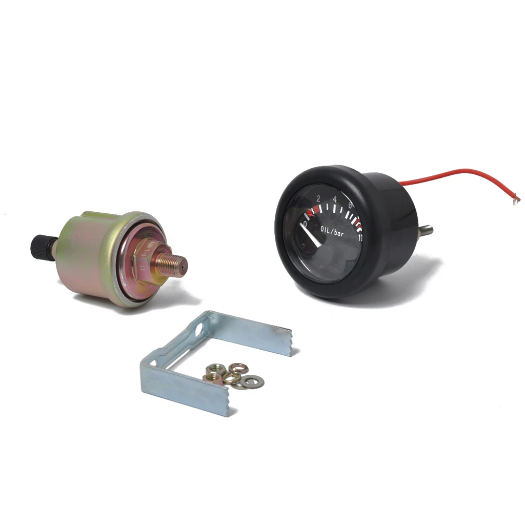 12 В лодка морской 0-10 бар датчик давления масла указатель метр 2 &quot52 мм w/датчик |