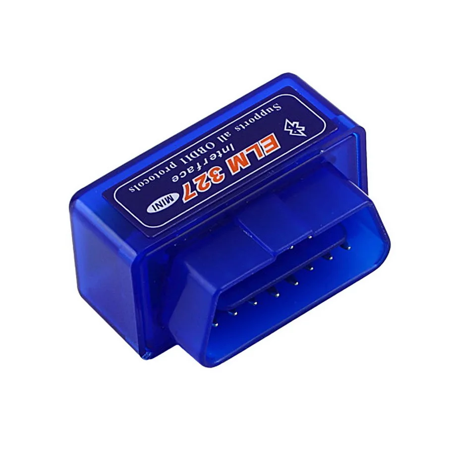 Портативный ELM327 V2.1 OBD2 II Bluetooth диагностический сканер Авто Интерфейс сканер Синий ABS Премиум-Качества диагностический инструмент