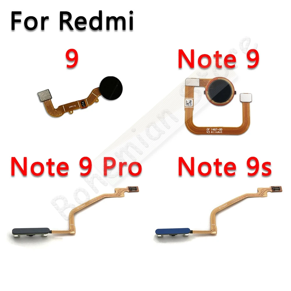 

Original For Xiaomi Redmi Note 9 Pro 9s Prime Back Home Button Touch ID Scanner Fingerprint Sensor Flex Cable Phone Parts