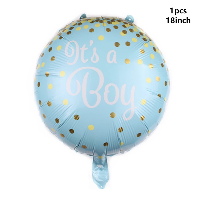 1 шт. фольгированные воздушные шары для маленьких девочек или мальчиков надувные