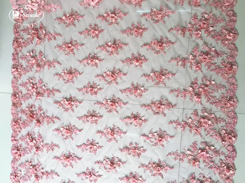 Кружевная ткань для свадебного платья 15 цветов золотая фиолетовая черная белая