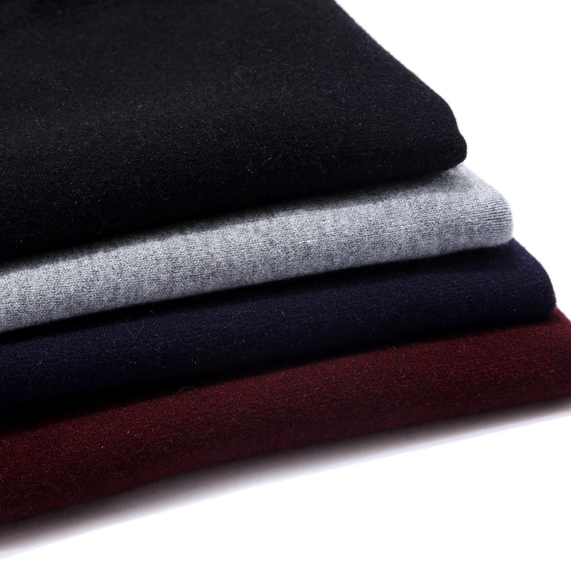 Новинка 2020 повседневный осенне зимний теплый пуловер вязаный Однотонный мужской