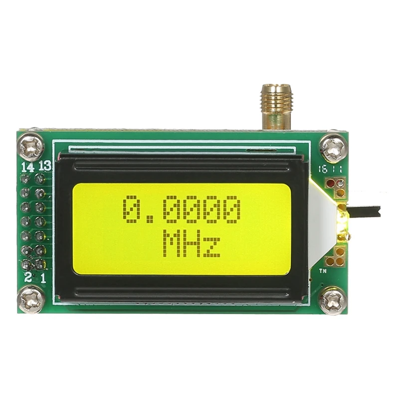 

Diy High Accuracy and Sensitivity 1-500 Mhz Frequency Meter Counter Module Hz Tester Measurement Module Lcd Display