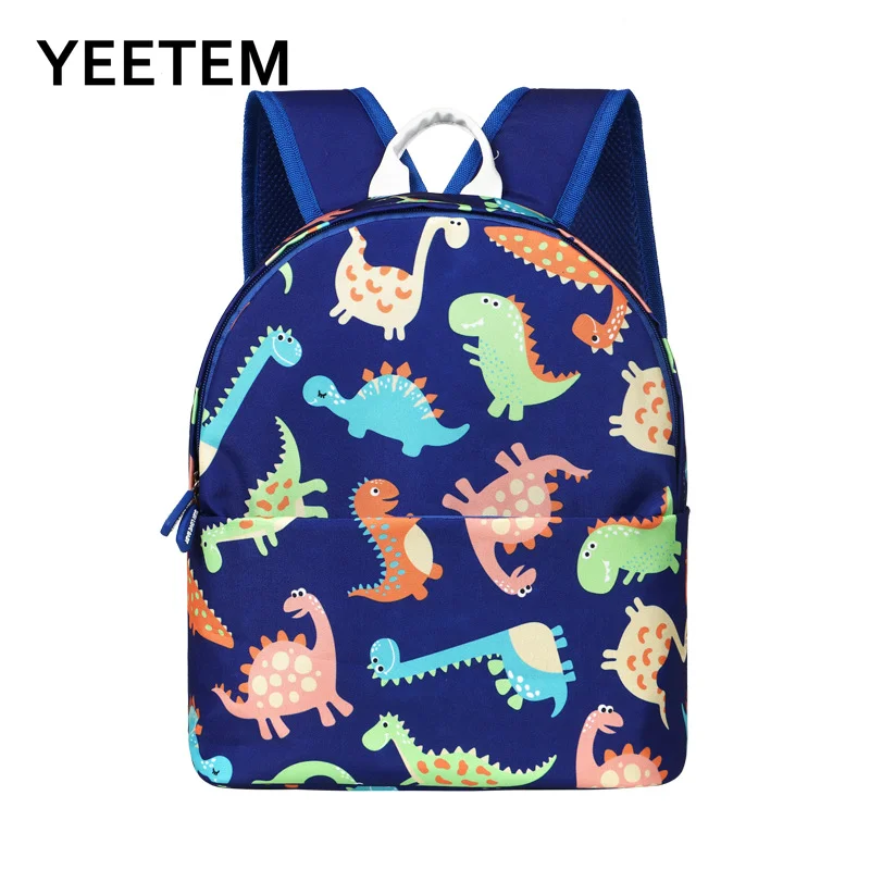 

Детский школьный ранец для мальчиков, милый рюкзак с мультяшным динозавром для девочек, модные Канцтовары для школы и путешествий