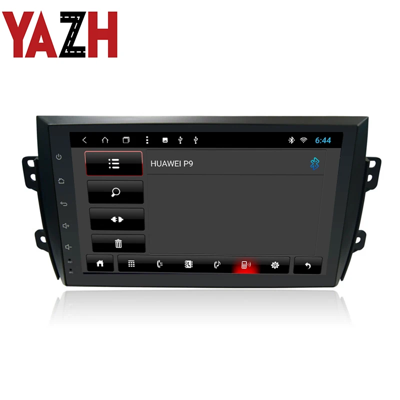 YAZH 2 din Стерео gps навигация для Suzuki SX4 2009 2010 2011 2012 2013 Мультимедиа Радио с Android 8 ядро