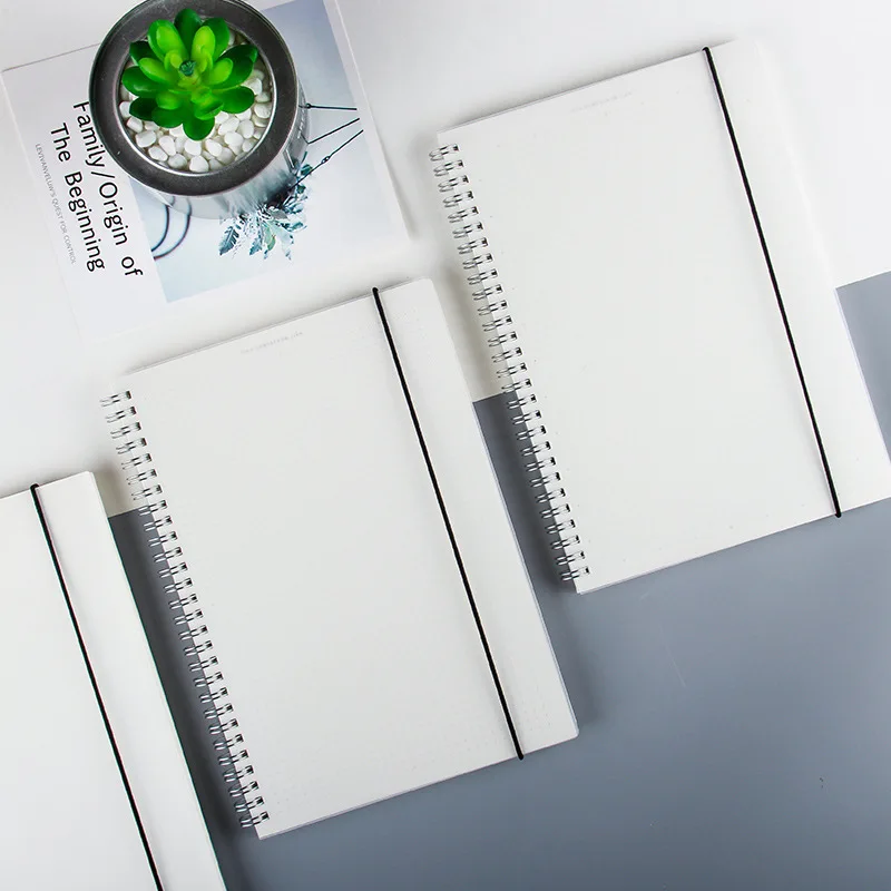 B5Spiral book coil notebook To Do мелкая миллиметровая бумага в горошек дневник блокнот для